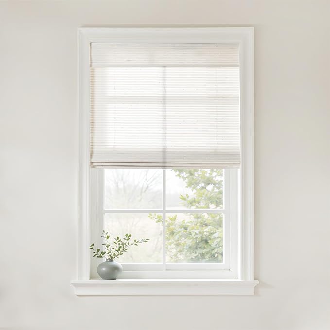 TWOPAGES Woven Bamboo Cordless Roman Shades, Custom No Drill or Motorized Blinds by TWOPAGES
