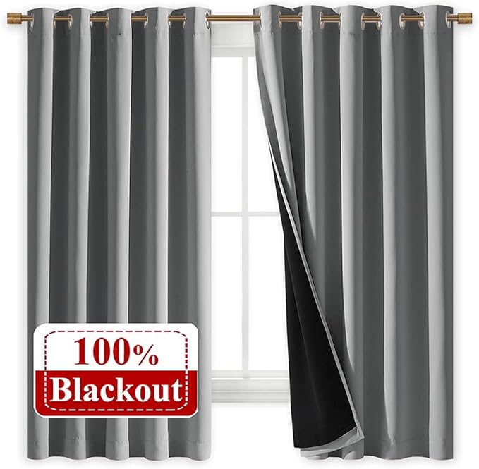 NICETOWN 100% Blackout Curtains by NICETOWN