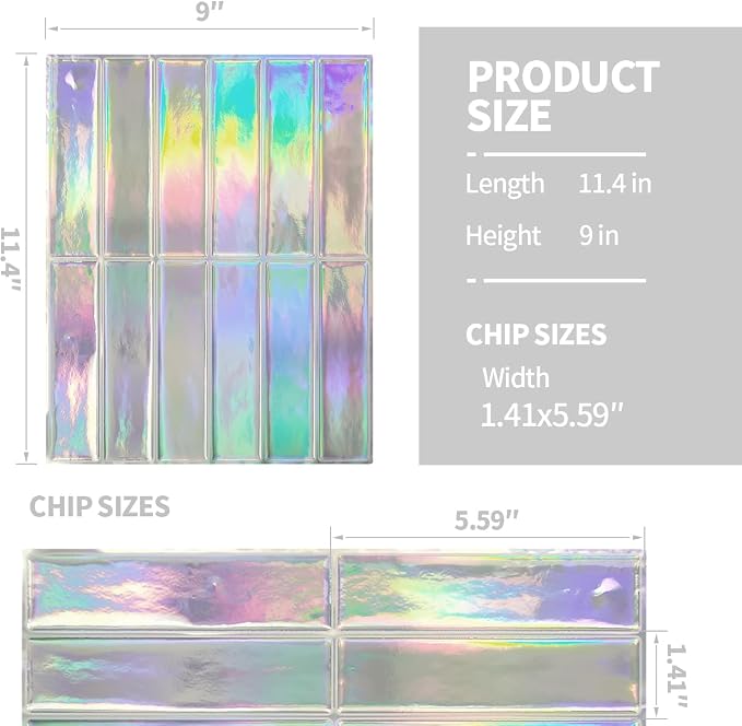 Peel and Stick Backsplash 3D Wall Tiles, Self-Adhesive, Oil Proof, Waterproof - Image 5