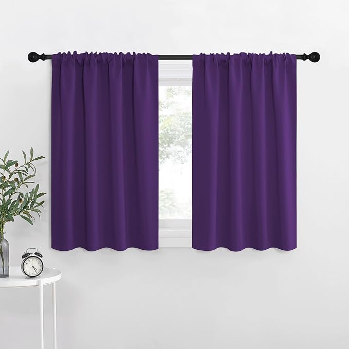 NICETOWN RV Blackout Curtains for Camper Windows, Kitchen Curtains Blackout by NICETOWN