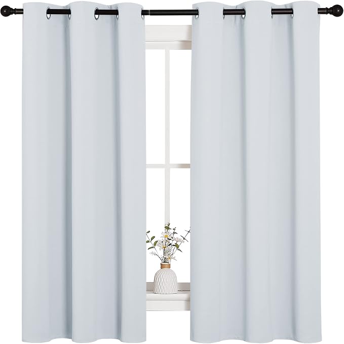 NICETOWN Window Treatment Thermal Insulated Grommet Room Darkening Curtains by NICETOWN