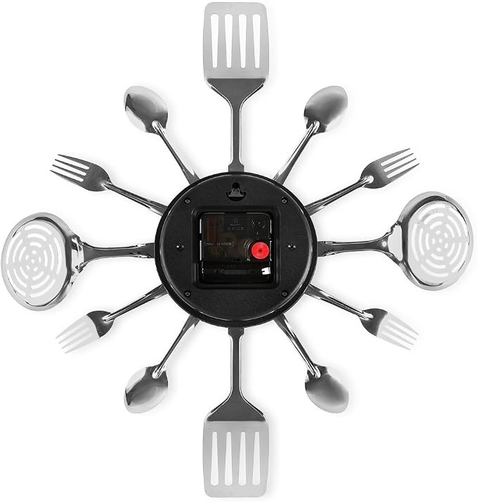 16 Inch Cutlery Kitchen Wall Clocks - Image 5