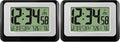 La Crosse Technology W88631 Digital Atomic Black Wall Clock by LaCrosseTechnology