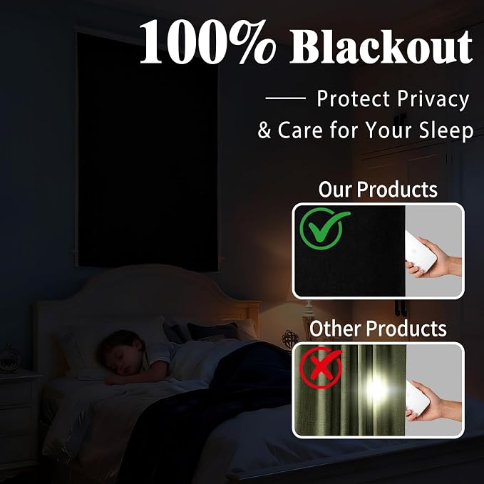 Self-Adhesive 100% Blackout Curtain - Image 2