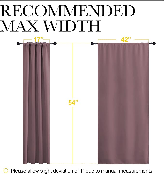NICETOWN Kitchen Curtains, Short Blackout Curtains & Drapes, Home Decoration - Image 7