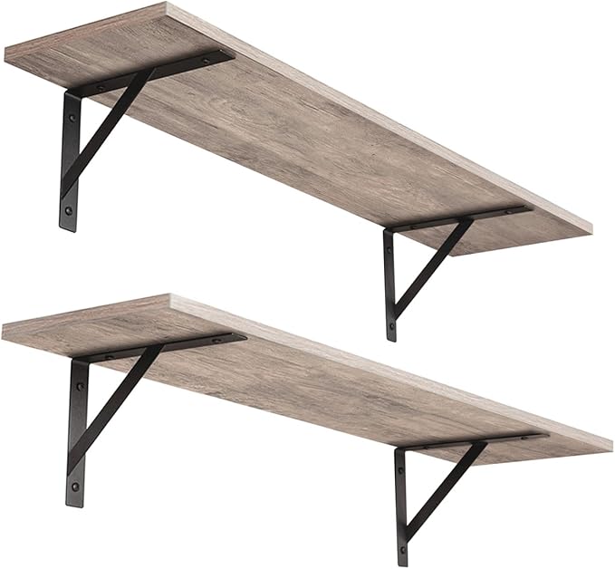 DINZI LVJ Wall Shelves, 23.6 x 7.9 x 6.1 Inch Floating Shelves by DINZILVJ