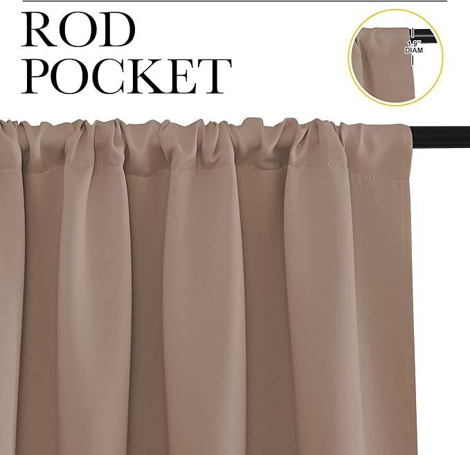 NICETOWN RV Blackout Curtains for Camper Windows, Window Treatment Thermal - Image 2