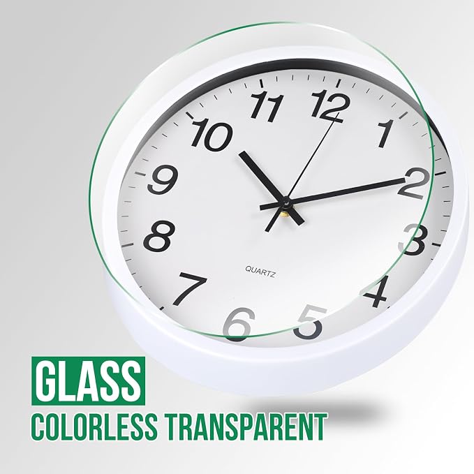 Wall Clock Non-Ticking Silent Quartz Movement Decor Clock Modern Simple Style - Image 5