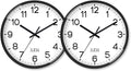 XFM Wall Clock 8 Inch 2 Pieces Modern Small Wall Clocks Battery Operated Silent by XFMWallClock