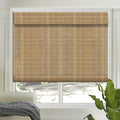Letau No Drill No Tools Cordless Wood Window Shades Blinds, Bamboo Light by LETAU
