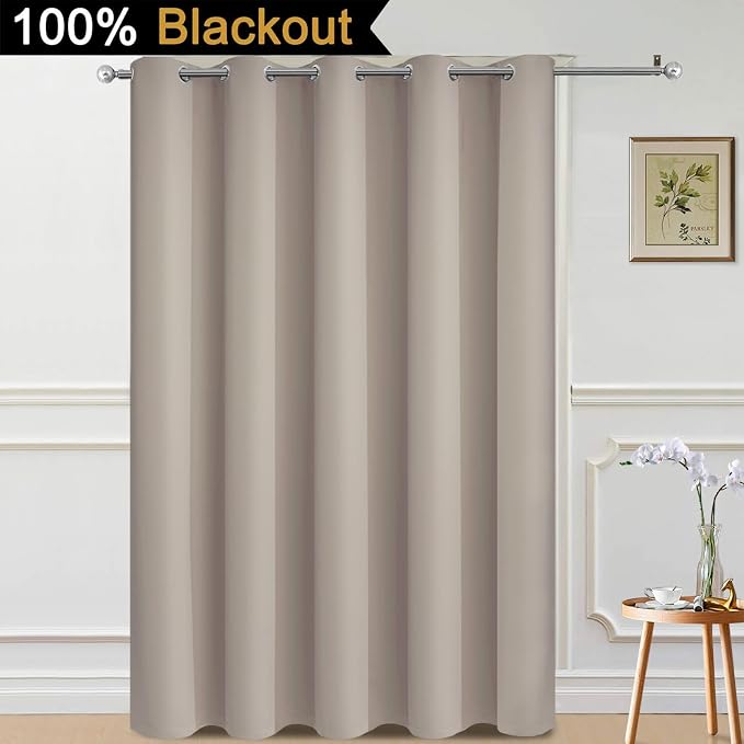 Yakamok 100% Blackout Lined Panels, Thermal Insulated Blackout Curtains - Image 2