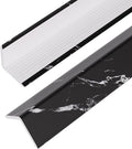 OUZUGIE 8-Pack 57 Inches, WPC Slat Wall Panel Trim, Corner Guard by OUZUGIE