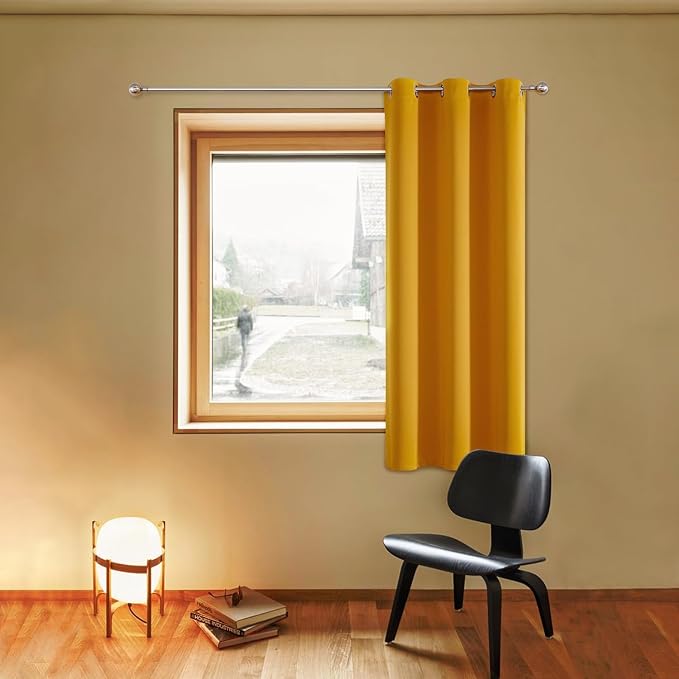 ChrisDowa Blackout Curtains 36 Inches Long by ChrisDowa