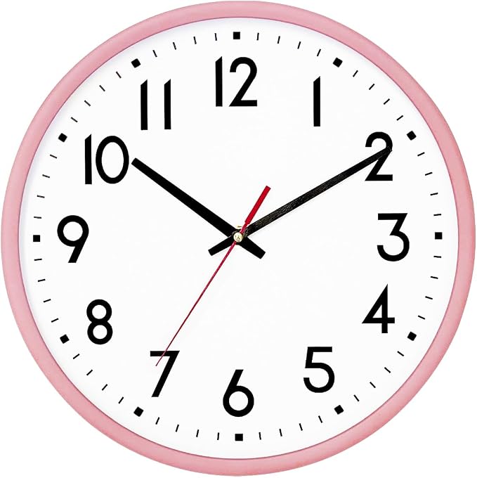 HZDHCLH Wall Clock Silent Wall Clocks Battery Operated 12 Inch Modern Non by HZDHCLH
