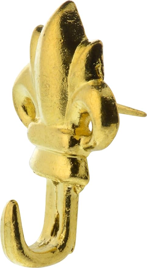 Hillman 122263 Pushpin Fleur DE LIS GLT, No Size by Hillman