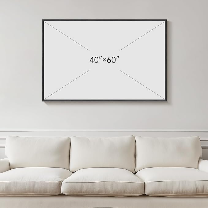 Extra Large Framed Abstract Wall Art - Image 3