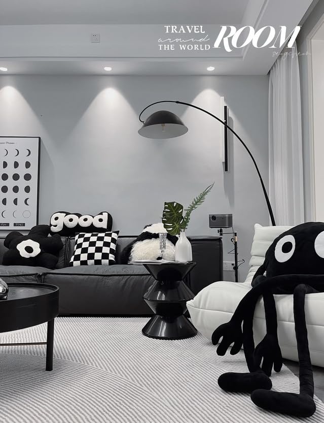 Dimoon 118''x17.7'' Grey Peel and Stick Wallpaper Contact Paper Modern Self - Image 7