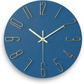 wall Clock, Silent Clock, wall Clocks Battery Operated， 12 inch Modern wall by Fapugh