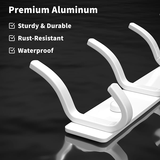 GWAAZXGZ White Wall Mounted Coat Rack - Image 4