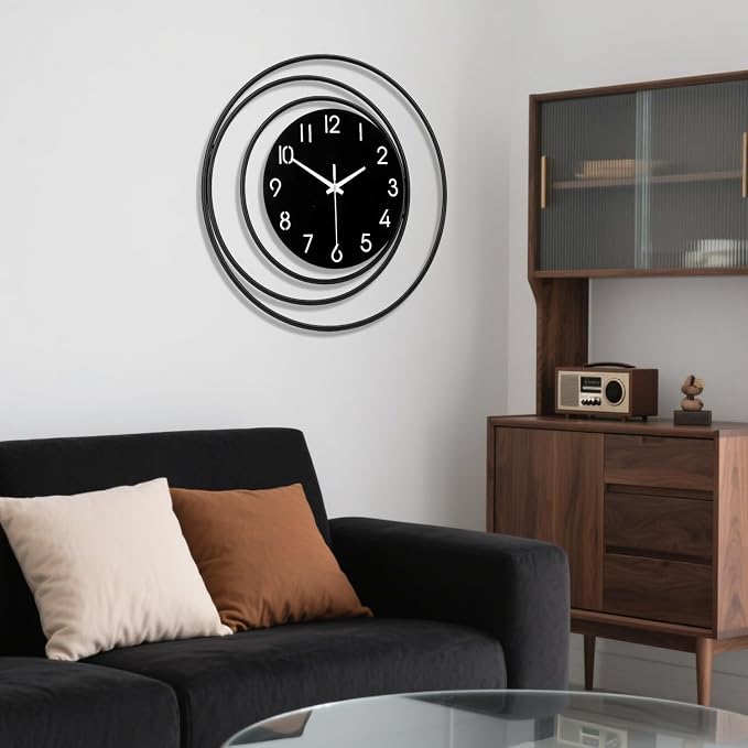 Dankeit 16inch Decorative Wall Clock, Silent Non-Ticking Quality Quartz Battery - Image 4