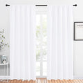 NICETOWN White Bedroom Curtain Panels by NICETOWN
