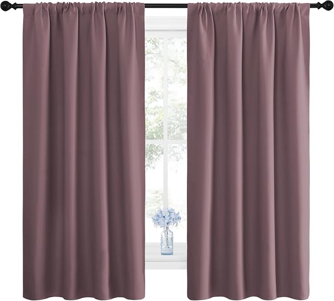 NICETOWN Blackout Curtains for Living Room, Darkening Window Curtain Panels - Image 2
