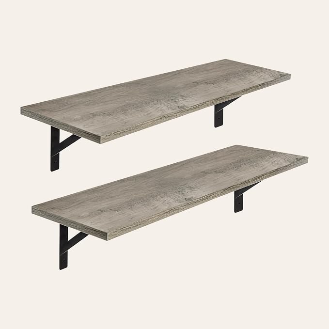 DINZI LVJ Wall Shelves, 23.6 x 7.9 x 6.1 Inch Floating Shelves - Image 10
