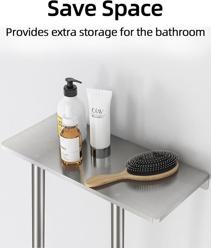 STWWO Bathroom Towel Storage for Bathroom, Wall Towel Rack for Rolled Towels - Image 3
