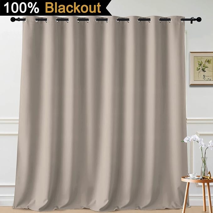 Yakamok Extra Wide 100% Blackout Curtains - Image 2