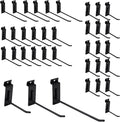 Slatwall Hangers & Hooks 34 Pcs 4-8 Inch, Metal Slatwall Paneling Hooks by FRAYSCENT