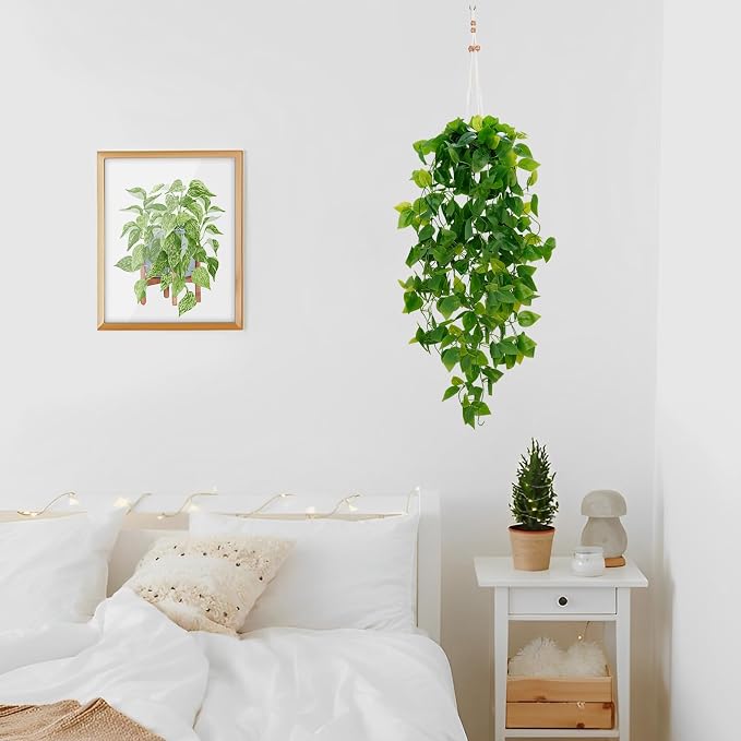 BLEUM CADE 1pcs Fake Hanging Plants Kit - Image 8