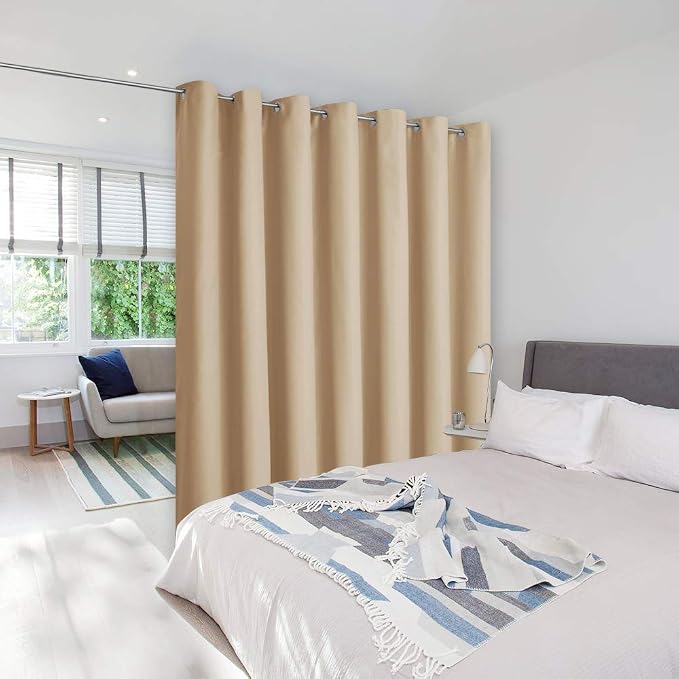 NICETOWN Room Divider Heavy Curtain Screen Partitions, Basement Hospital by NICETOWN