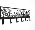 Floral Wall Mounted Coat Rack by MUYUSEN