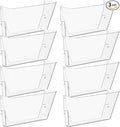Gawerk Clear Acrylic Single Pocket, Plastic Hanging Wall Mount File Holder by Gawerk