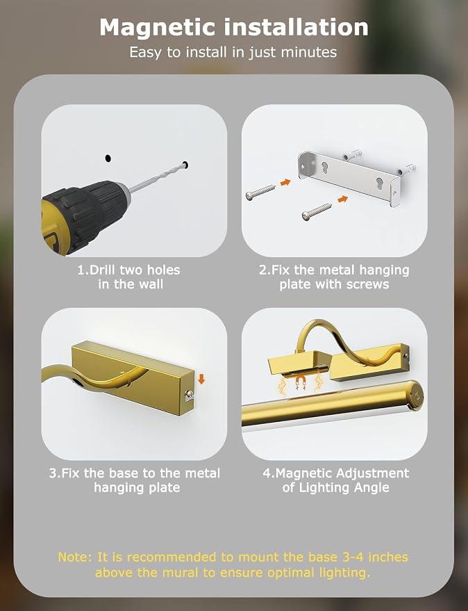 16in Wireless Picture Light - Image 7
