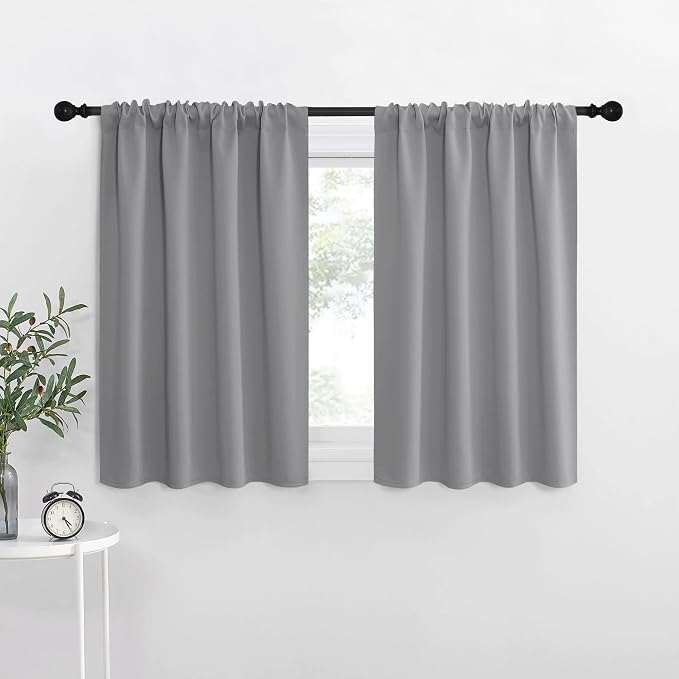 NICETOWN RV Blackout Curtains for Camper Windows, Short Room Darkening Curtains by NICETOWN