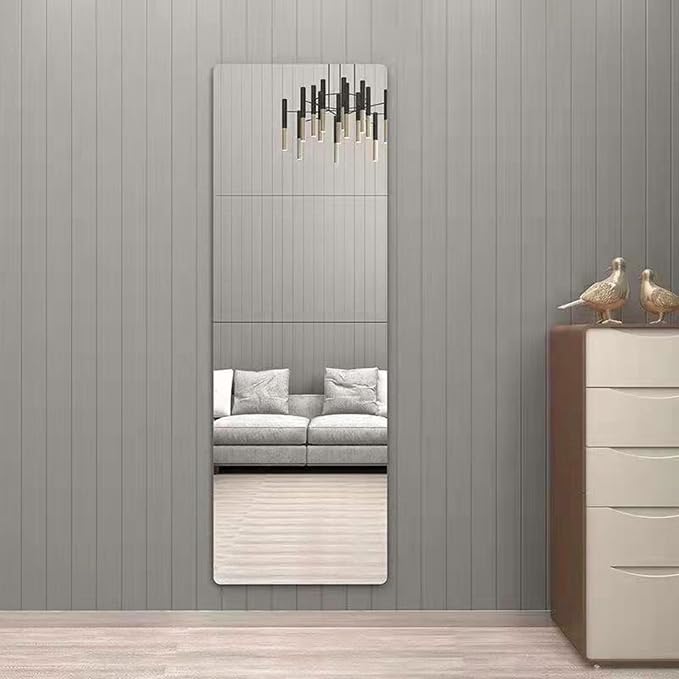 JEOYOO Wall Mirror Full Length, Thick 0.127", Unbreakable Gym Mirrors by JEOYOO