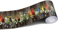 IVN Wallpaper Border Peel and Stick Wall Bird Decorative Wall Trim Self by IVN