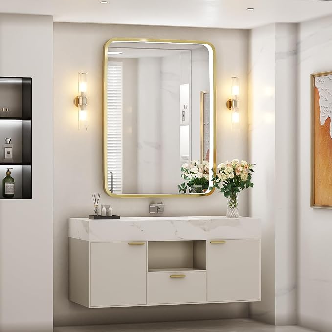 28x36 Inch LED Bathroom Mirror - Image 2