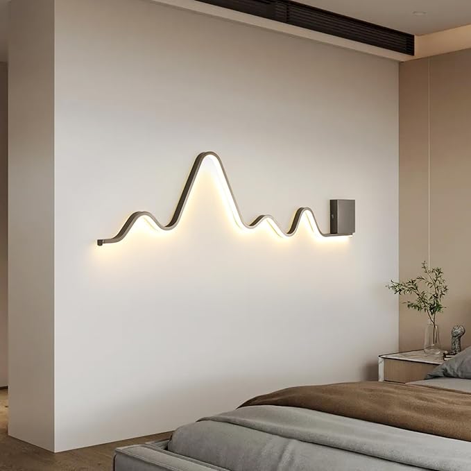 Qcyuui Modern Wall Sconce with Remote Control 43.3inch Dimmable LED Wall Lights - Image 9