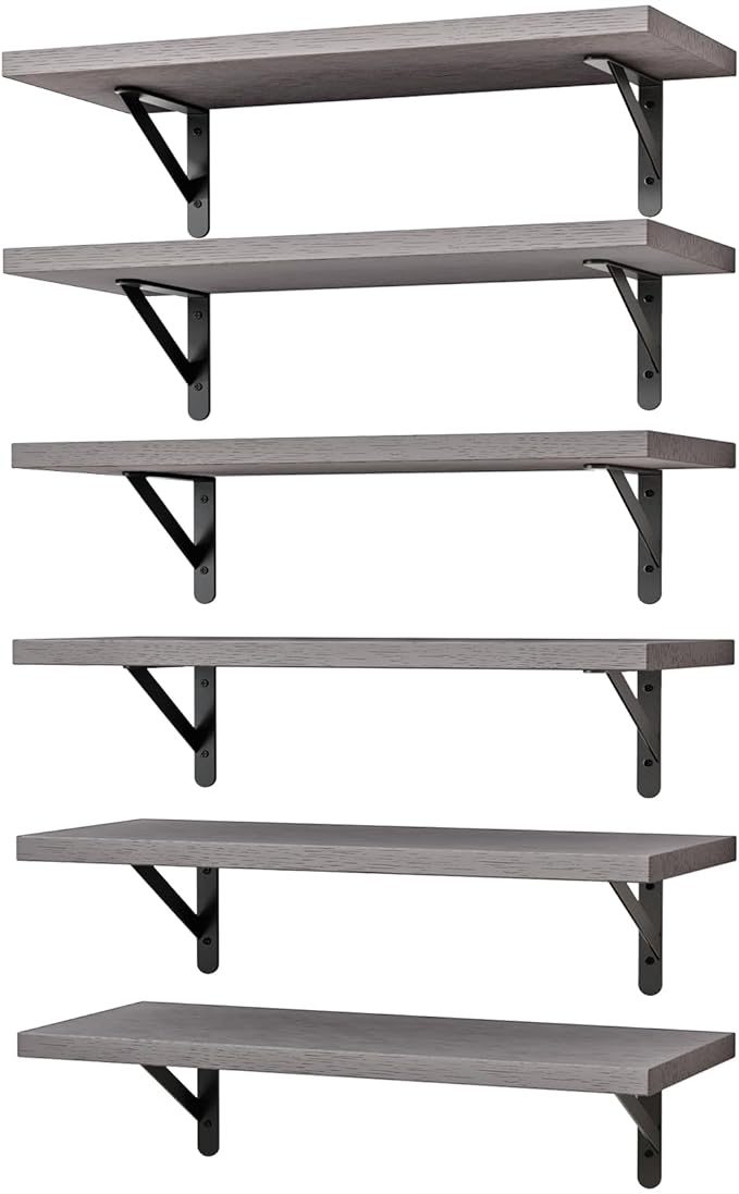 YGEOMER 16.5 Inch Floating Shelves by YGEOMER