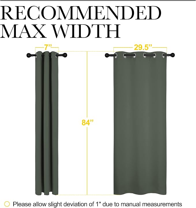 NICETOWN Thermal Curtains for Kids Room, Window Treatment Thermal Insulated - Image 7