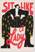 Medpol Funky Feminist Wall Art Vintage Trendy Equal Rights Canvas Poster Modern by Medpol