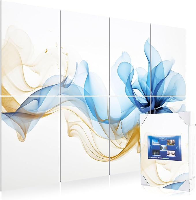 Mollywell Art Acoustic Panels, Sound Proofing, Wall Decoration, Suitable by Mollywell