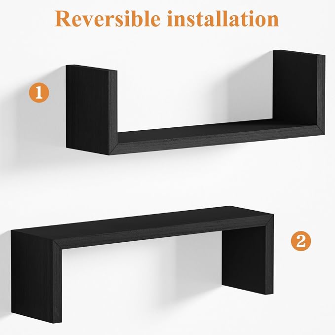 SRIWATANA Floating Shelves for Wall, Wall Shelves for Bathroom, Living Room - Image 5