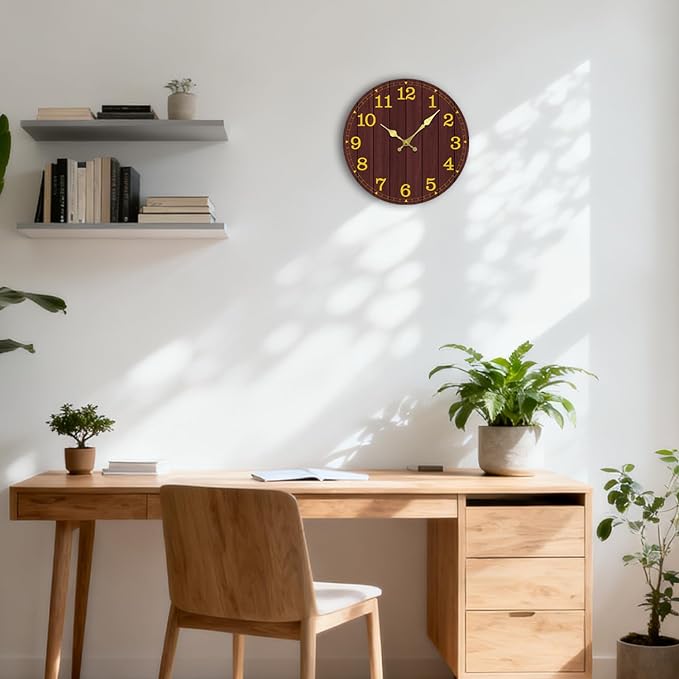 Wall Clock, Modern Wall Clocks Battery Operated, Silent Non Ticking Clock - Image 6