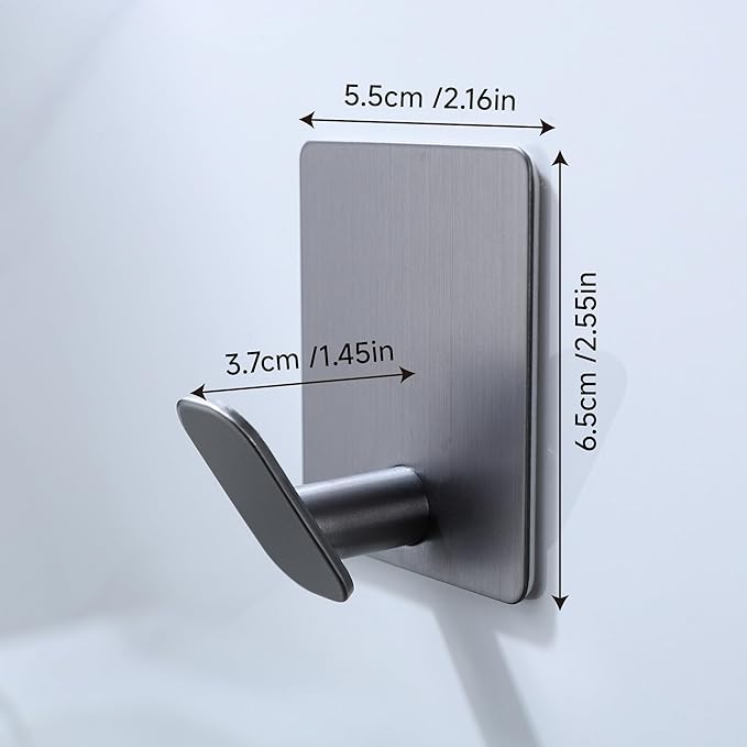 DELITON Towel Hooks for Bathrooms - Image 5