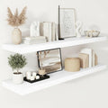 Vivelove 2" Thick Floating Shelves, 47.2 Inch X 12 Deep Shelves by VIVELOVE
