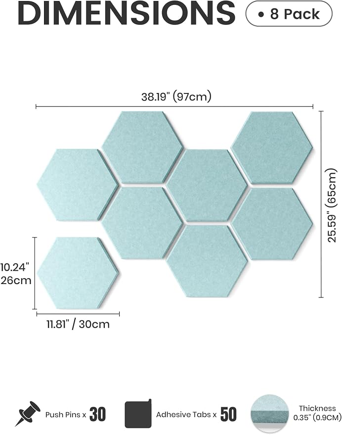 Fluxynara Hexagon Cork Board Alternative - Image 2