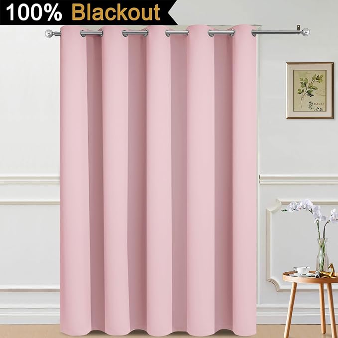 Yakamok 100% Blackout Lined Panels, Thermal Insulated Blackout Curtains - Image 2